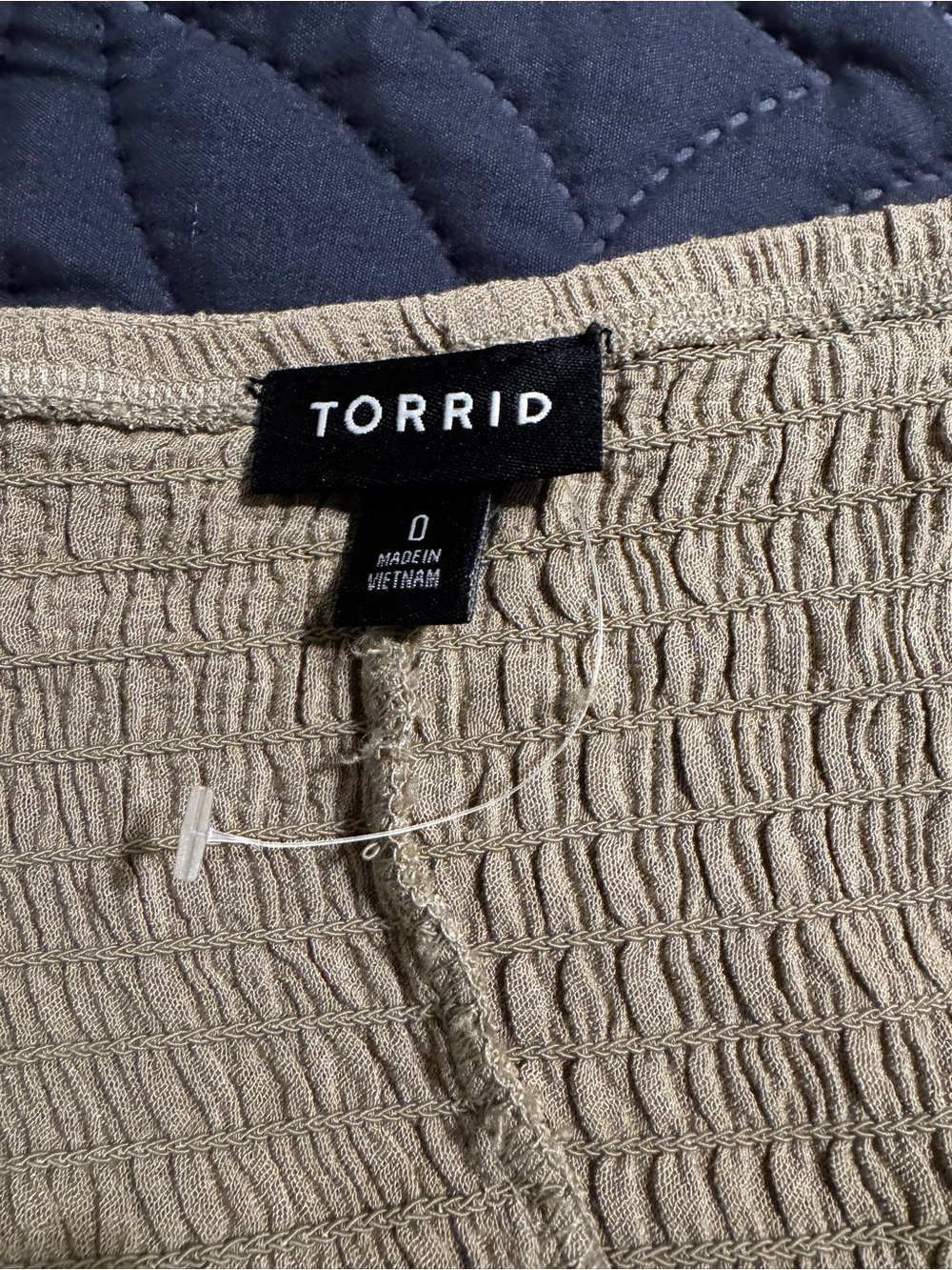 Torrid Women's Tan Smocked Waist Pants